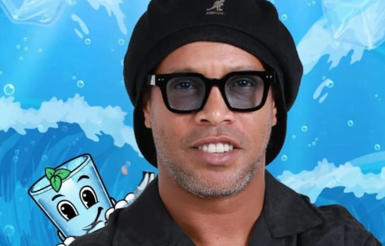 Solana 'charity' memecoin promoted by Brazilian football legend Ronaldinho, following Messi's post